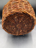 (A) Thick Wicker Plant Basket