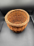 (A) Thick Wicker Plant Basket
