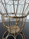 Bronze Tone Metal Wire Potpourri Cage