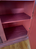 Red 2 Piece Hutch***HEAVY ITEM***READ DETAILS ON PICK UP POLICY***