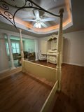 French Provincial King Canopy Bed, by Thomasville***HEAVY ITEM***