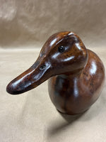 (A) Hand Carved Mallard Duck Decoy