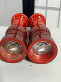 Le Creuset Ceris/Red Salt and Pepper Mills, Plastic