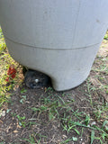 Rubbermaid Roughneck Rolling Plastic Trash Can with Lid, 32"H