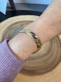 14K Gold Herringbone Chain Bracelet