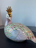 Chinese Famille Rose Vintage Porcelain Peacock