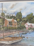 View of Hamilton Paget, Bermuda Watercolor Print by Sue Quarles; Signed