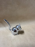 UMBRA Heavy Silver Chrome Cat Ring Holder (C)