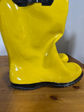 West Chester Yellow Over The Shoe Rubber Slush Boot SIZE 12