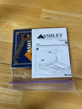 Ashley Furniture Table with Fold Away Leaf and (4) Chairs***HEAVY ITEM***READ DETAILS ON PICK UP POLICY***