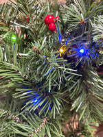(A) Christmas Wreath with Color Lights - WORKS