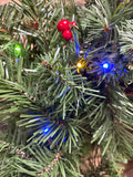 (A) Christmas Wreath with Color Lights - WORKS