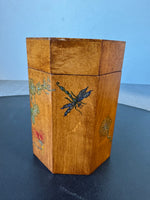 Betsy Krieg Salm Double Signed Hand Painted Octagonal Lidded Box