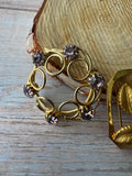 Pair of Gold Tone Brooches (C)