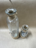 Yankee Candle Glass Jars With Twine And Seashell Charms - Pair