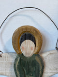 Rustic Wooden Hanging Garden Angel Decor
