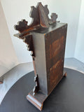 Victorian Eastlake Style Vintage Wooden Parlor Clock with Key