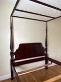Craftique Queen 4 Poster Canopy Bed, with Bed Frame and Canopy