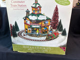 Dept. 56 “North Star Commuter Train Station” Set, Powered On(B9) *Read Description*