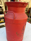 Hand Painted Vintage Milk Can