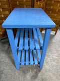 Blue Painted Side Table