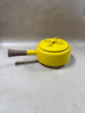 Dansk Designs Yellow Fondue Pot