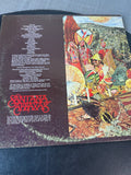Santana Abraxas Vintage LP Vinyl with Original Poster (I)