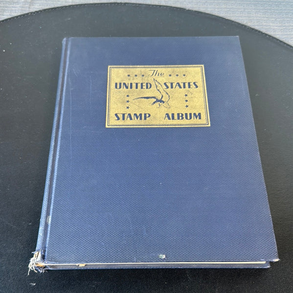 (F) 1932-1943 Nicklin The United States Stamp Album with Handful of Stamps