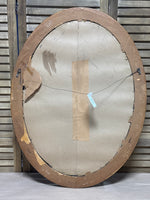 Vintage Oval Gold Mirror - AS IS