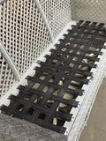 Lexington Casual White Wicker Sofa, With Cushions