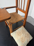 American Style Vintage School Desk Doll Chair with Pillow