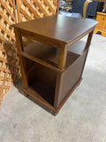 Petite End Table/Nightstand With Pullout Tray