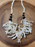 Shell Statement Bib Necklace