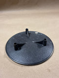 Bronze Floral Footed Candle Holder