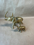 Solid Brass Elephants - Pair