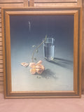 Weeping Rose Art-Board Print by Vladimir Tretchikoff; Signed (AS IS)