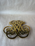 Thomas Jefferson Brass Trivet Cipher Monticello - Virginia Metalcrafters