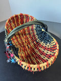 Americana Woven Buttocks Basket