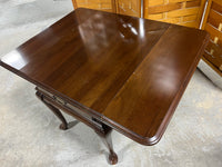 Ethan Allen Drop Side End Table with Drawer