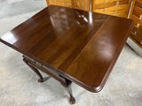 Ethan Allen Drop Side End Table with Drawer