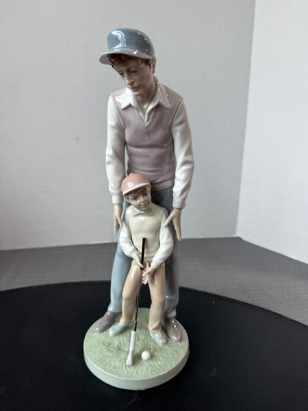 (A) Lladro Spain Like #6609 Father, Like Son Porcelain Figurine