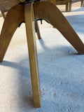 Vintage Wooden Child’s Roll Top Desk with Chair