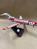 Danbury Mint Wisconsin Badgers Boeing 727 Team Plane Model ** READ DESCRIPTION **