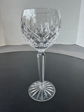 (BB) Waterford Crystal Lismore Hock Wine Glass (9 AVAILABLE—PRICED INDIVIDUALLY AT $30 EACH)