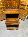 Cherry Step Table with Drawer