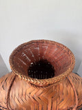Filipino Woven Bamboo Fishing Trap Basket