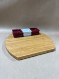 The Pampered Chef Cutting Board With 6 Sauce Dishes