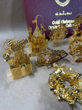 The Danbury Mint Gold Christmas Collection In Box - 2000 (B)