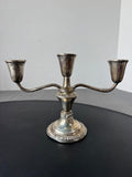 Frank M. Whiting & Company 2-Piece Weighted Sterling Silver Candelabra
