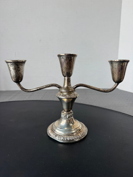 Frank M. Whiting & Company 2-Piece Weighted Sterling Silver Candelabra